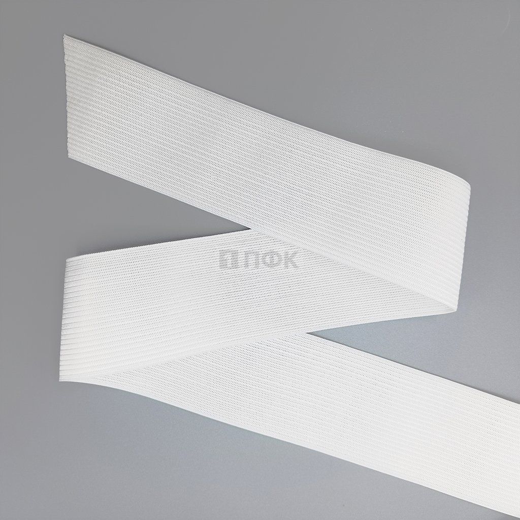 Резинка вязанная 60мм 18 гр/м цв белый (рул 40м/уп 200м) — ПФКР Резинка вязанная 60мм 18 гр/м цв белый (рул 40м/уп 200м)