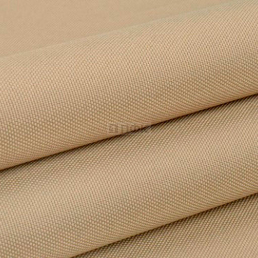 Ткань Oxford 1680 D PU 245 г/м2 шир 150см цв 308 бежевый (рул 50м) — ПФКР Ткань Oxford 1680 D PU 245 г/м2 шир 150см цв 308 бежевый (рул 50м)