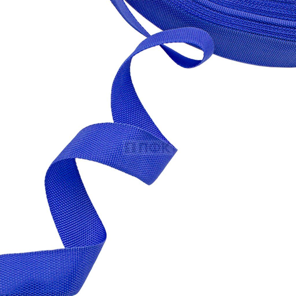 Стропа окантовочная 30мм 7,54 гр/м цв синий (рул 100м/уп 1000м) РБ — ПФКР Стропа окантовочная 30мм 7,54 гр/м цв синий (рул 100м/уп 1000м) РБ