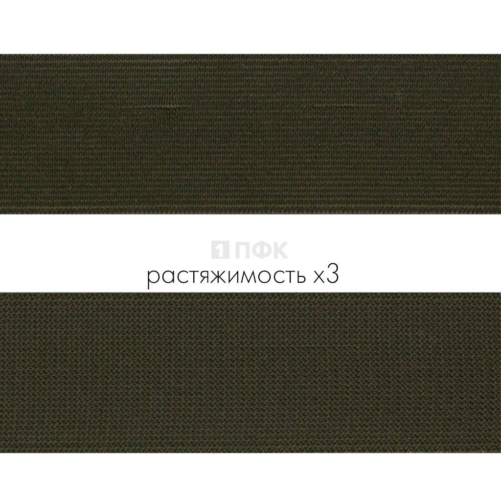 Резинка тканая 40мм 28 гр/м арт.ТРС цв черный (уп 40м/800м)