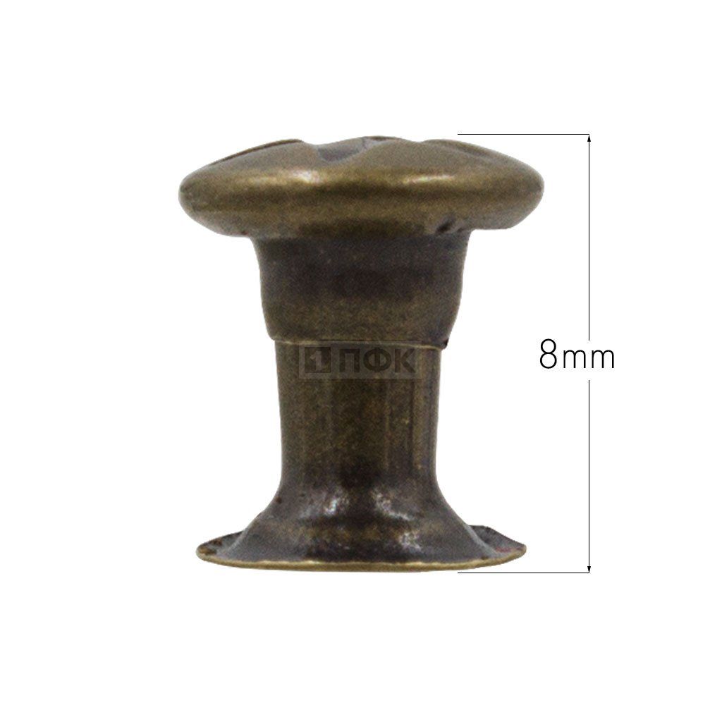 Хольнитены 6мм "звезда" латунь цв антик (уп 10000шт) — ПФКР Хольнитены 6мм "звезда" латунь цв антик (уп 10000шт)