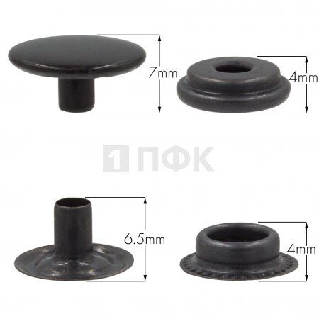 Кнопка для одежды 15мм №61 нерж цв оксид (уп 720шт) NEW STAR Кнопка для одежды 15мм №61 нерж цв оксид (уп 720шт) NEW STAR