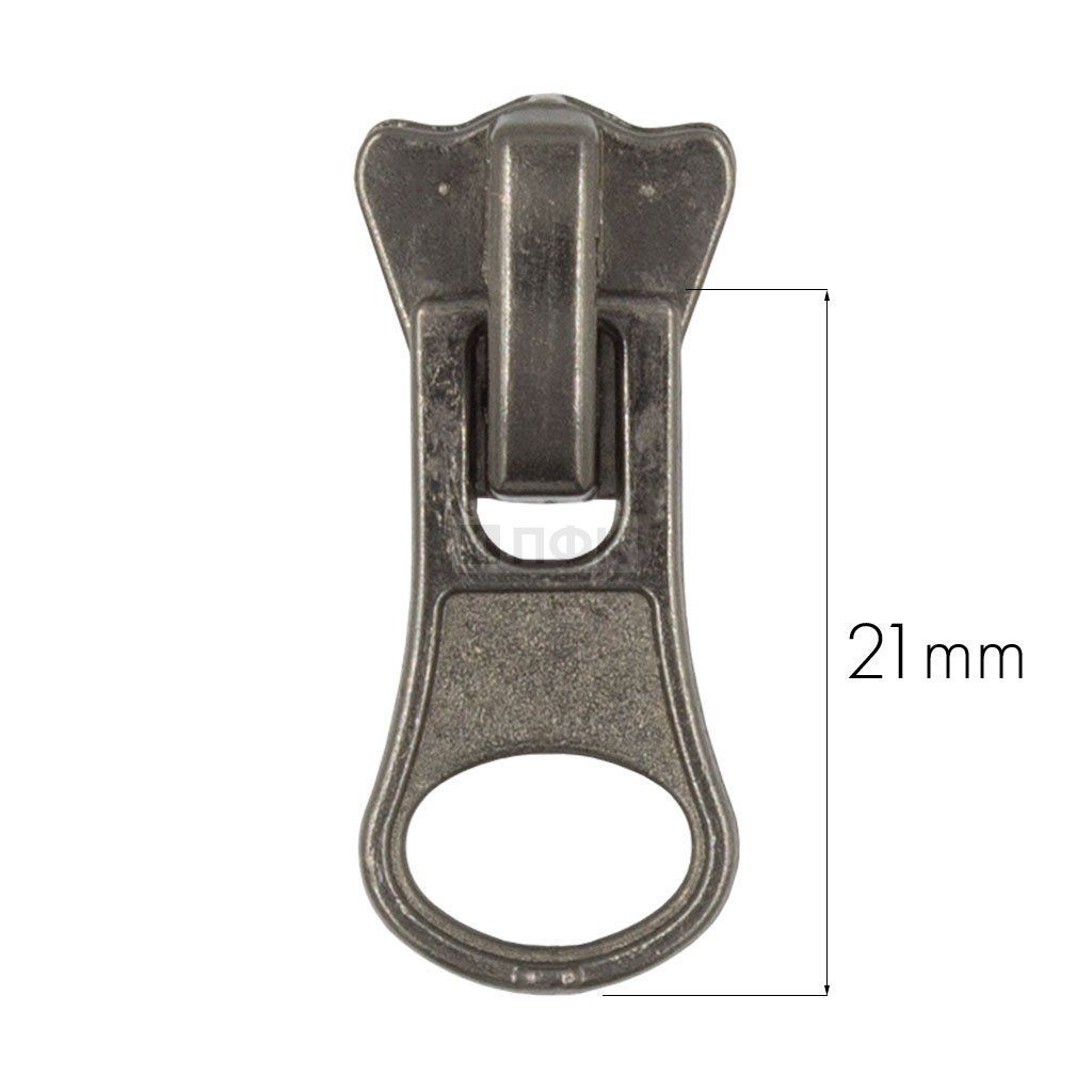 Бегунок трактор тип 5 автомат ГРУША цв никель темн (уп 500шт/10000шт) 2,8 гр КОРОНА