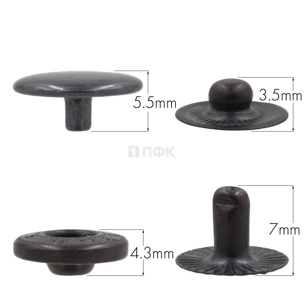 Кнопка для одежды 12,5мм Альфа латунь цв оксид (уп 1440шт) NEW STAR — ПФКР Кнопка для одежды 12,5мм Альфа латунь цв оксид (уп 1440шт) NEW STAR