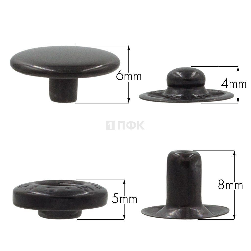 Кнопка для одежды 15мм Альфа нерж цв оксид (уп 720шт) STORM