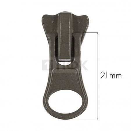 Бегунок трактор тип 5 автомат ГРУША цв 328 хаки (уп 2000шт/10000шт) 2,8 гр КОРОНА