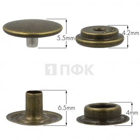 Кнопка для одежды 15мм №61 нерж цв антик (уп 720шт) DNG Кнопка для одежды 15мм №61 нерж цв антик (уп 720шт) DNG