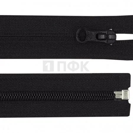 Молния спиральная (витая) тип 5 75см разъем цв 322 черный груша РЕВЕРС (уп 100шт) Молния спиральная (витая) тип 5 75см разъем цв 322 черный груша РЕВЕРС (уп 100шт)